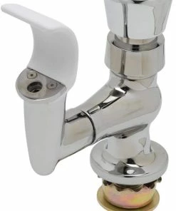 T&S Brass Bubbler, Flexible Mouth Guard, Push Button Metering Handle, Flow Control