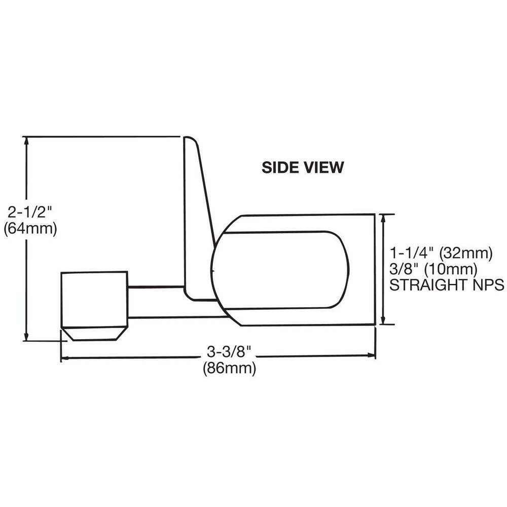 Elkay 3-3/8 in. Glass Filler in Polished Chrome - Image 3