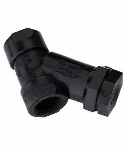 Haws® Plastic Wye Strainer with Mesh Screen in Black