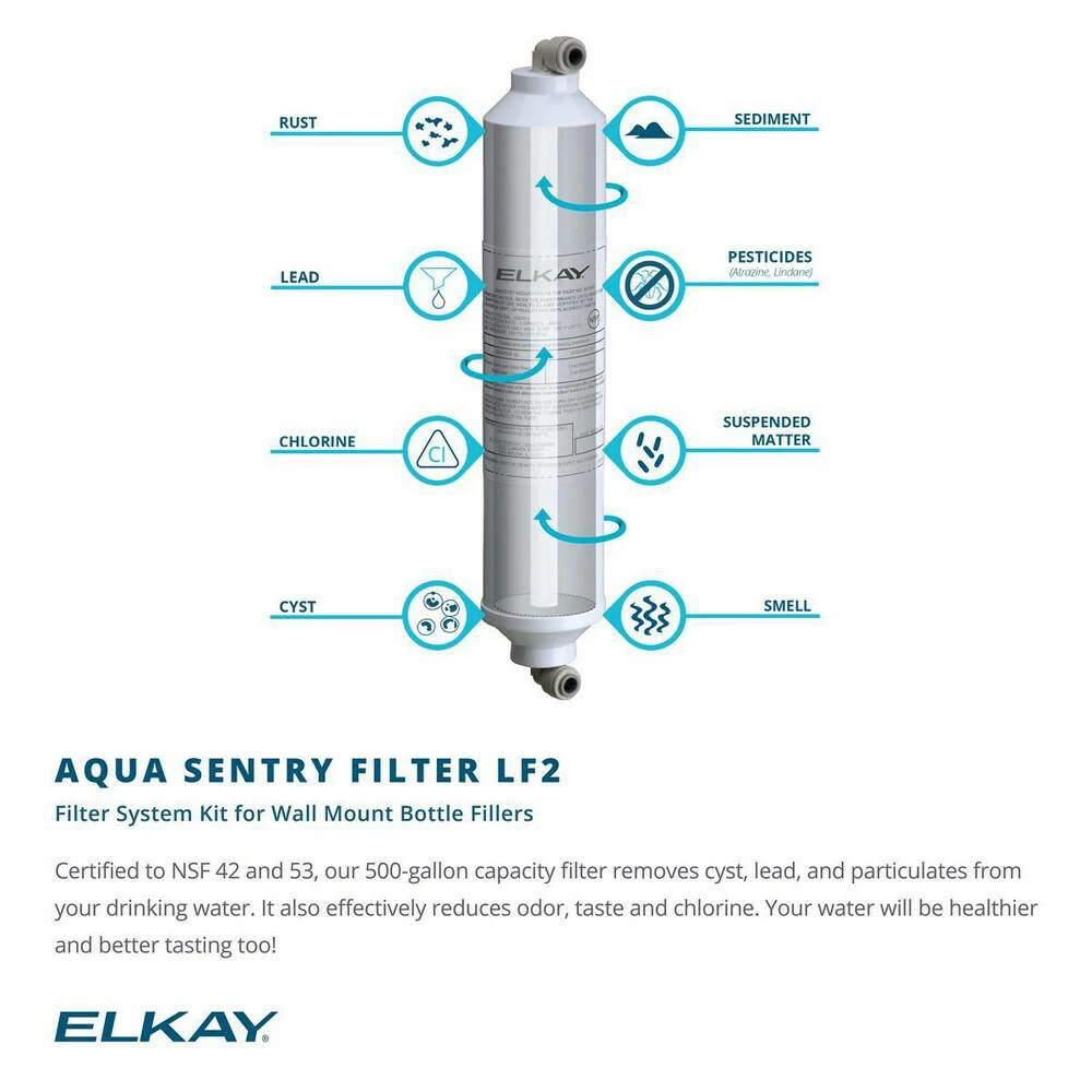Elkay 11-1/8 in. Water Filter Kit - Image 3