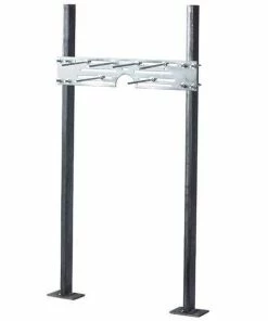 Watts Drainage CA-421 Series Floor Mount Single Plate Water Cooler Carrier in Polished Chrome
